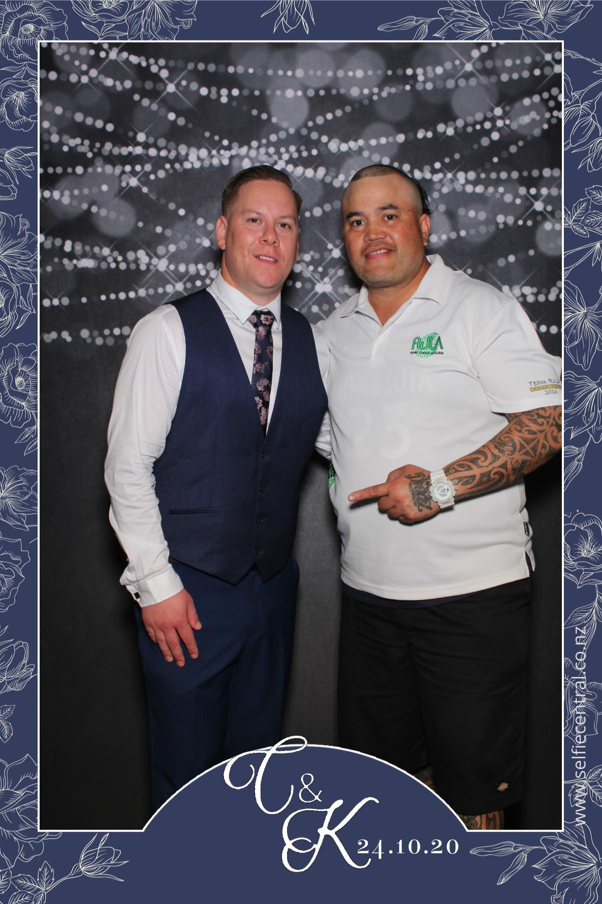 Christopher & Kataraina's wedding | View more photos from the event at gallery.photobooth.co.nz/u/SelfieCentral/Christopher-Katarainas-wedding